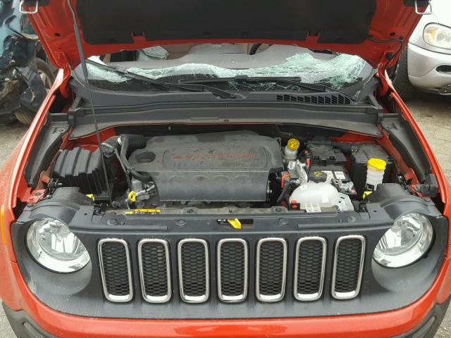 ZACCJAAT1FPC11039 - 2015 JEEP RENEGADE S 红色 照片 7