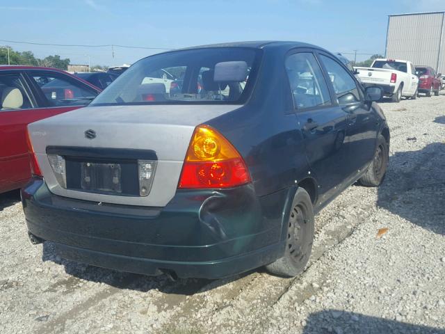 JS2RA41S825102878 - 2002 SUZUKI AERIO S GREEN photo 4