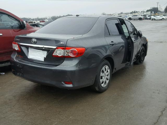 2T1BU4EE1BC708971 - 2011 TOYOTA COROLLA CHARCOAL photo 4