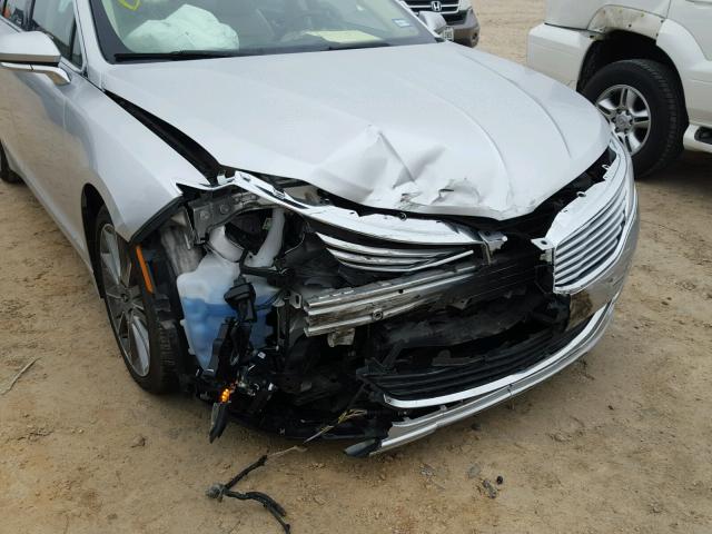 3LN6L2LU7DR828821 - 2013 LINCOLN MKZ HYBRID SILVER photo 9