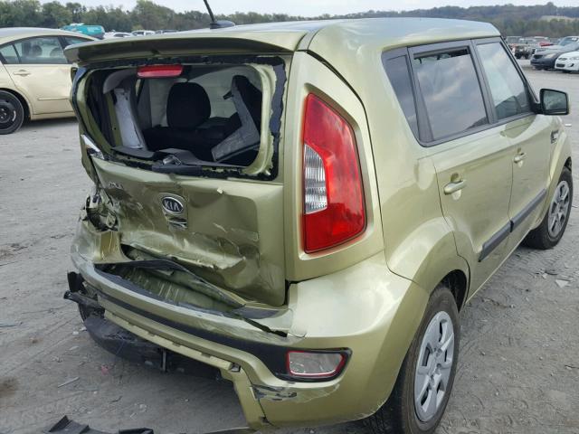 KNDJT2A58C7472007 - 2012 KIA SOUL GREEN photo 4