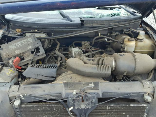 1FTRX12W17KD64467 - 2007 FORD F150 BLUE photo 7