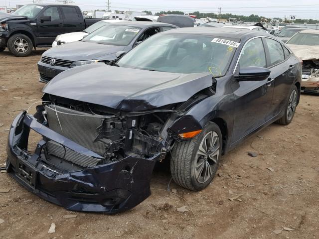 19XFC1F77GE013194 - 2016 HONDA CIVIC EXL 蓝色 照片 2