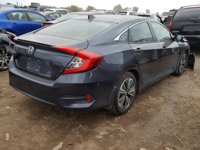 19XFC1F77GE013194 - 2016 HONDA CIVIC EXL 蓝色 照片 4