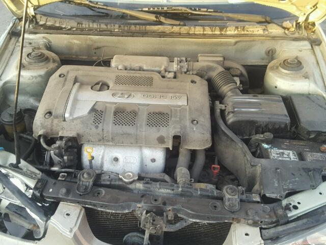 KMHDN45D83U690272 - 2003 HYUNDAI ELANTRA GL GOLD photo 7