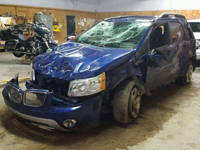 2CKDL73F966063561 - 2006 PONTIAC TORRENT BLUE photo 2