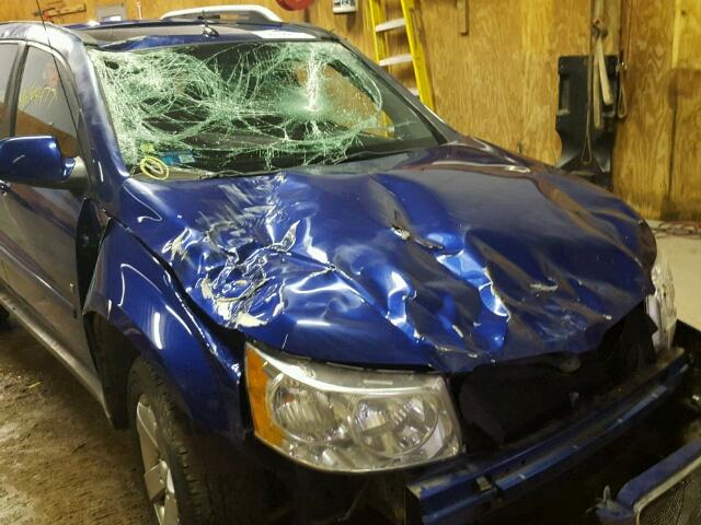 2CKDL73F966063561 - 2006 PONTIAC TORRENT BLUE photo 9