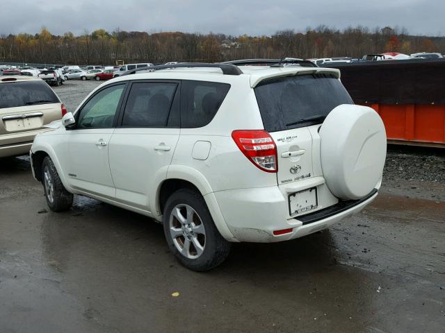 JTMDF4DV9A5034956 - 2010 TOYOTA RAV4 LIMIT WHITE photo 3