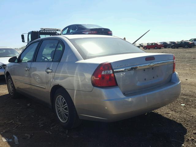 1G1ZS58F27F263291 - 2007 CHEVROLET MALIBU LS ვერცხლისფერი ფოტო 3