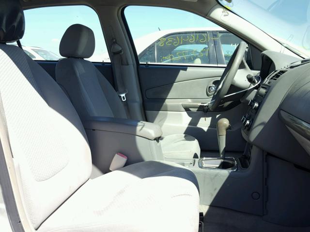 1G1ZS58F27F263291 - 2007 CHEVROLET MALIBU LS ვერცხლისფერი ფოტო 5