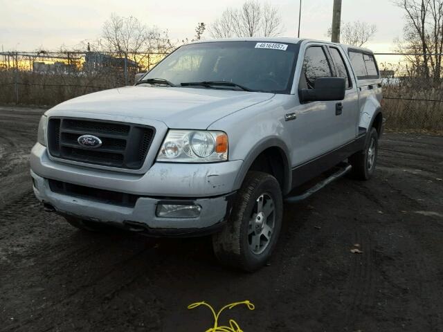 1FTPX045X4KB75642 - 2004 FORD F150 SILVER photo 2