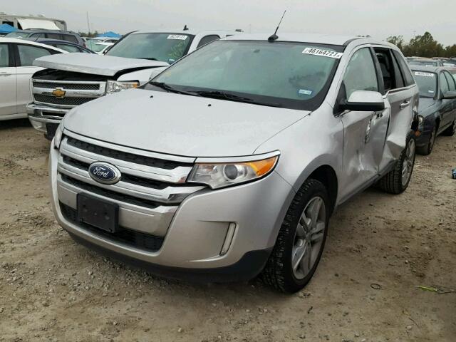 2FMDK3KC6DBA43469 - 2013 FORD EDGE SILVER photo 2