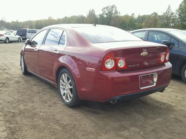 1G1ZE5E7XAF119144 - 2010 CHEVROLET MALIBU BURGUNDY photo 3