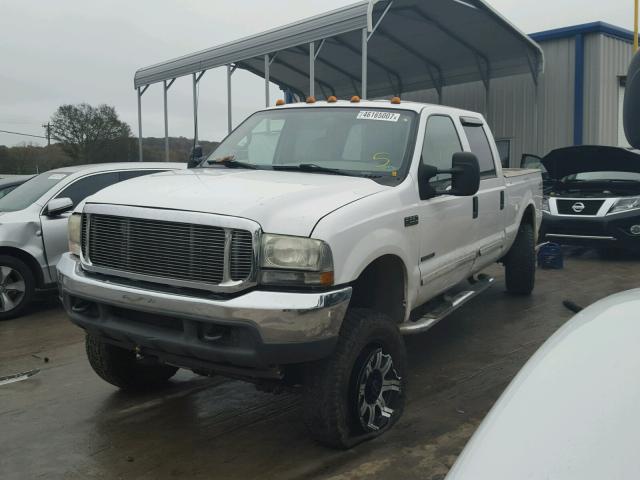 1FTNW21F71EB08882 - 2001 FORD F250 SUPER WHITE photo 2