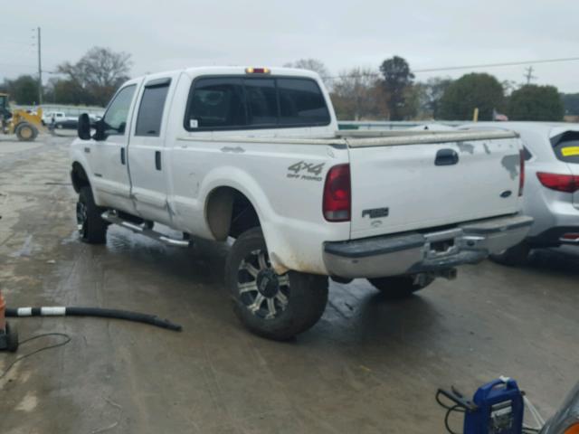 1FTNW21F71EB08882 - 2001 FORD F250 SUPER WHITE photo 3