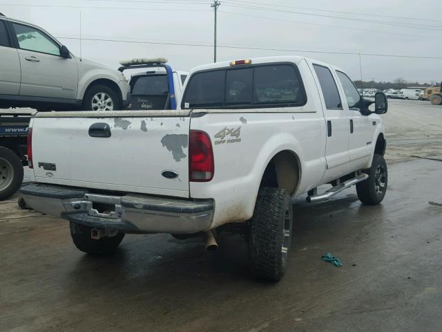 1FTNW21F71EB08882 - 2001 FORD F250 SUPER WHITE photo 4