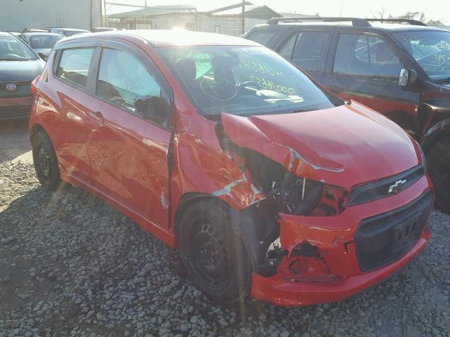 KL8CA6SA1GC573204 - 2016 CHEVROLET SPARK LS RED photo 1