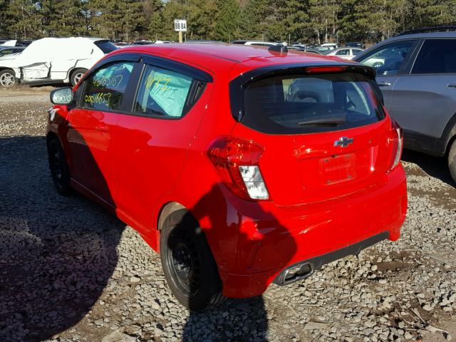 KL8CA6SA1GC573204 - 2016 CHEVROLET SPARK LS RED photo 3