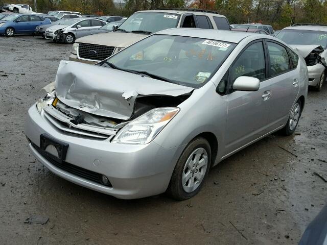 JTDKB20U753003064 - 2005 TOYOTA PRIUS SILVER photo 2