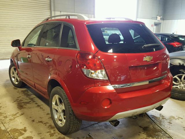 3GNAL3E52CS639003 - 2012 CHEVROLET CAPTIVA SP RED photo 3