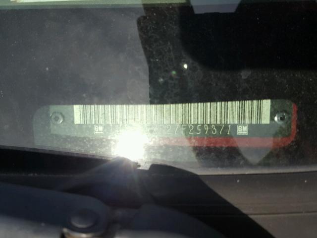 1G1ZS58F27F259371 - 2007 CHEVROLET MALIBU LS 勃艮第红 照片 10