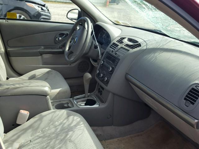 1G1ZS58F27F259371 - 2007 CHEVROLET MALIBU LS 勃艮第红 照片 5