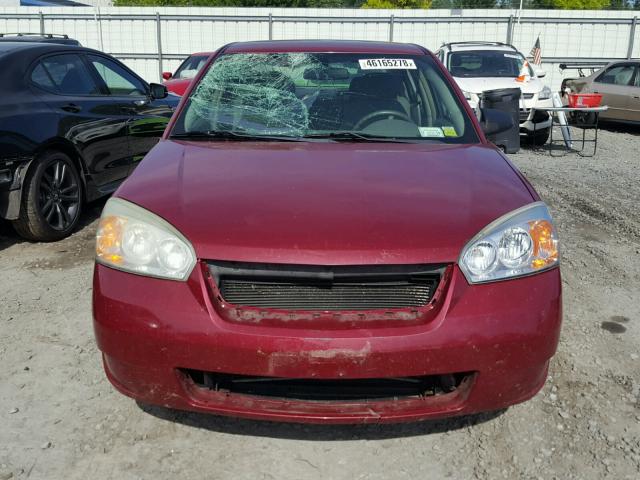 1G1ZS58F27F259371 - 2007 CHEVROLET MALIBU LS 勃艮第红 照片 9