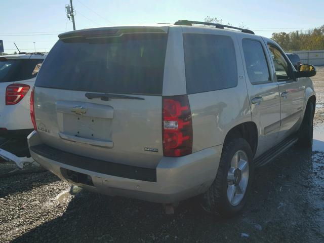 1GNFK13097R267723 - 2007 CHEVROLET TAHOE K150 BEIGE photo 4