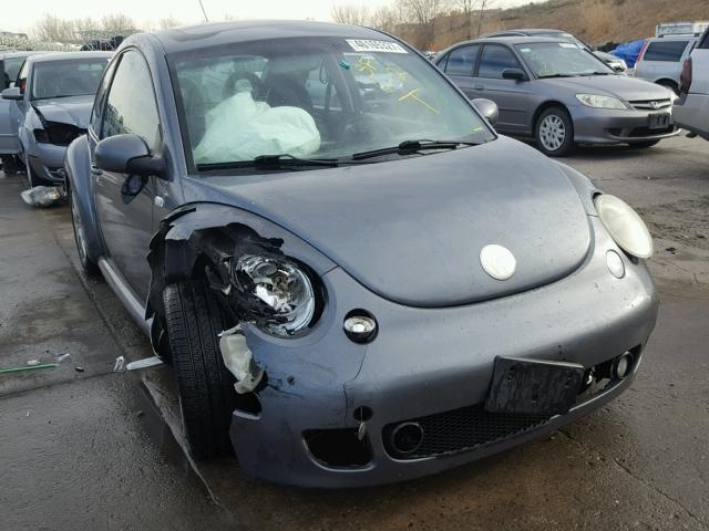 3VWFE21C12M442881 - 2002 VOLKSWAGEN NEW BEETLE GRAY photo 1