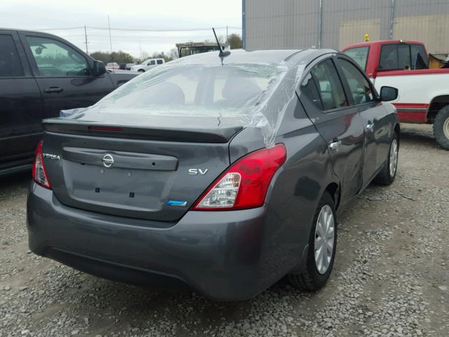 3N1CN7AP4GL891803 - 2016 NISSAN VERSA S GRAY photo 4