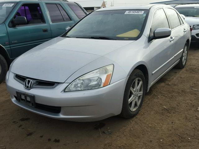 1HGCM66563A005677 - 2003 HONDA ACCORD SILVER photo 2