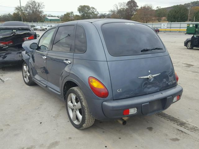 3C8FY78G73T571262 - 2003 CHRYSLER PT CRUISER BLUE photo 3