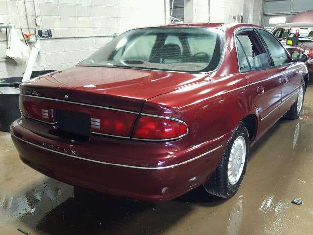 2G4WY52M9W1452621 - 1998 BUICK CENTURY LI MAROON photo 4