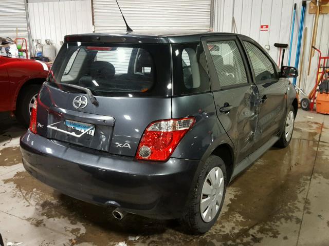 JTKKT624860157201 - 2006 TOYOTA SCION XA GRAY photo 4