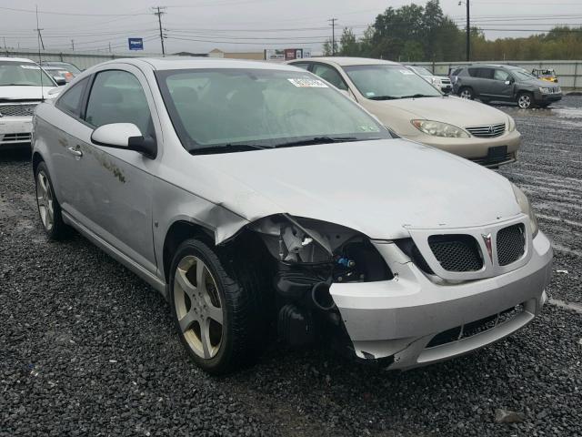 1G2AN18B877195322 - 2007 PONTIAC G5 GT SILVER photo 1