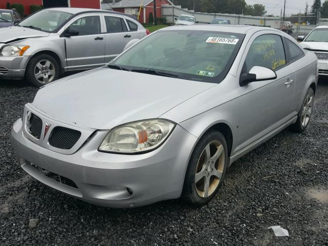 1G2AN18B877195322 - 2007 PONTIAC G5 GT SILVER photo 2