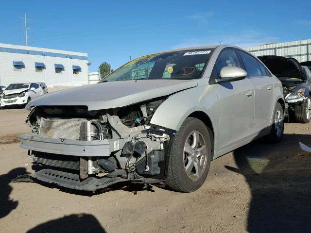 1G1PF5SC1C7310406 - 2012 CHEVROLET CRUZE LT BEIGE photo 2