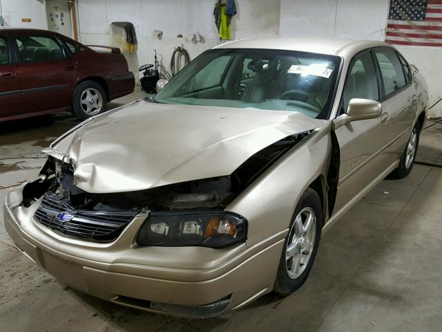 2G1WH52K749419059 - 2004 CHEVROLET IMPALA LS TAN photo 2