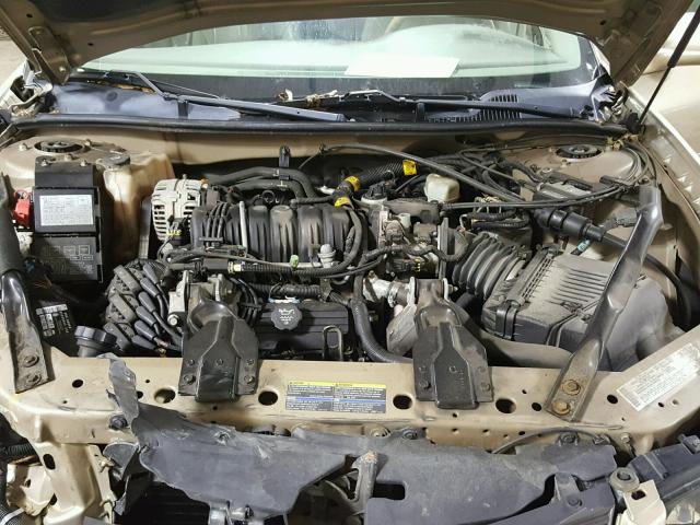 2G1WH52K749419059 - 2004 CHEVROLET IMPALA LS TAN photo 7