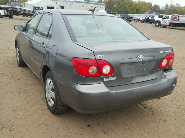 2T1BR32E65C431285 - 2005 TOYOTA COROLLA CE GRAY photo 3