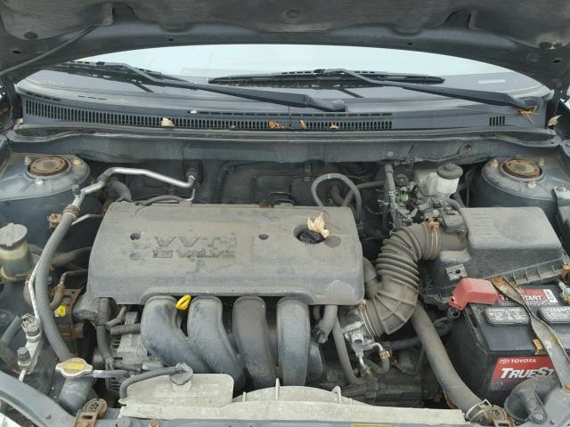 2T1BR32E65C431285 - 2005 TOYOTA COROLLA CE GRAY photo 7