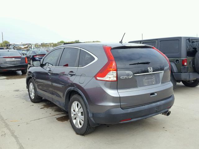 JHLRM3H55CC001910 - 2012 HONDA CR-V SILVER photo 3