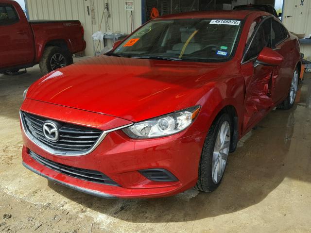 JM1GJ1V56G1425071 - 2016 MAZDA 6 TOURING RED photo 2