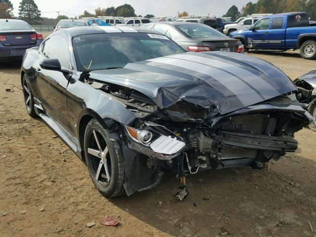 1FA6P8AM7G5210362 - 2016 FORD MUSTANG BLACK photo 1