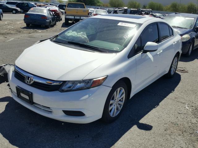 19XFB2F9XCE302882 - 2012 HONDA CIVIC EXL 白色 照片 2