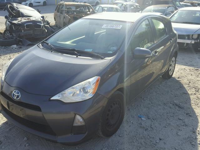 JTDKDTB35C1506024 - 2012 TOYOTA PRIUS C GRAY photo 2