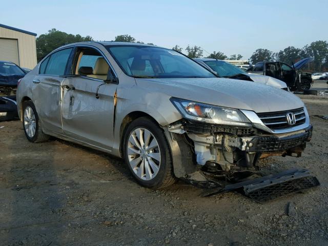 1HGCR2F8XEA304628 - 2014 HONDA ACCORD EXL TAN photo 1