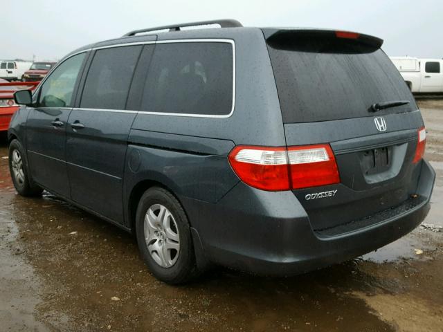 5FNRL38476B417116 - 2006 HONDA ODYSSEY EX GRAY photo 3