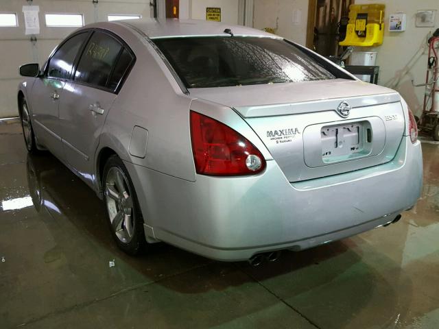 1N4BA41E36C863492 - 2006 NISSAN MAXIMA SE SILVER photo 3