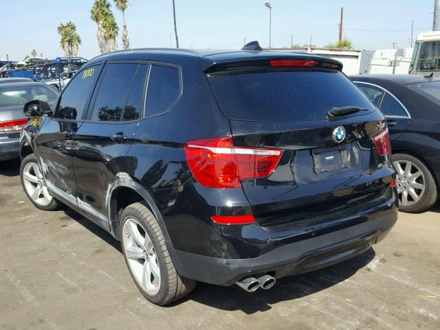 5UXWZ7C3XH0X40826 - 2017 BMW X3 SDRIVE2 BLACK photo 3
